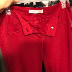 Red Ponte Pant